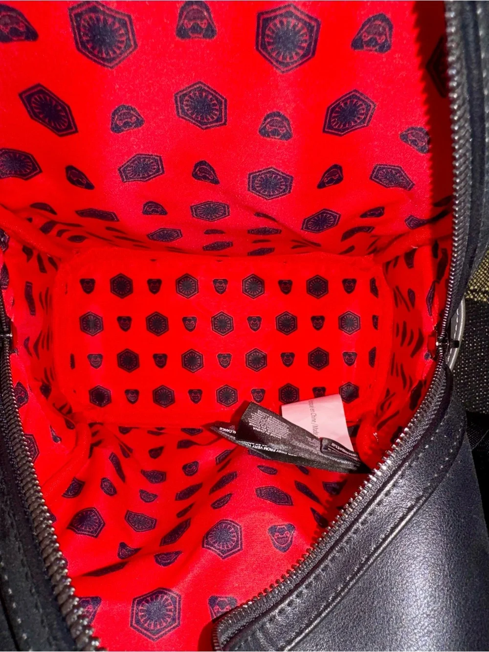 Loungefly Star Wars Kylo Ren Black, Gray & Red Mini Backpack